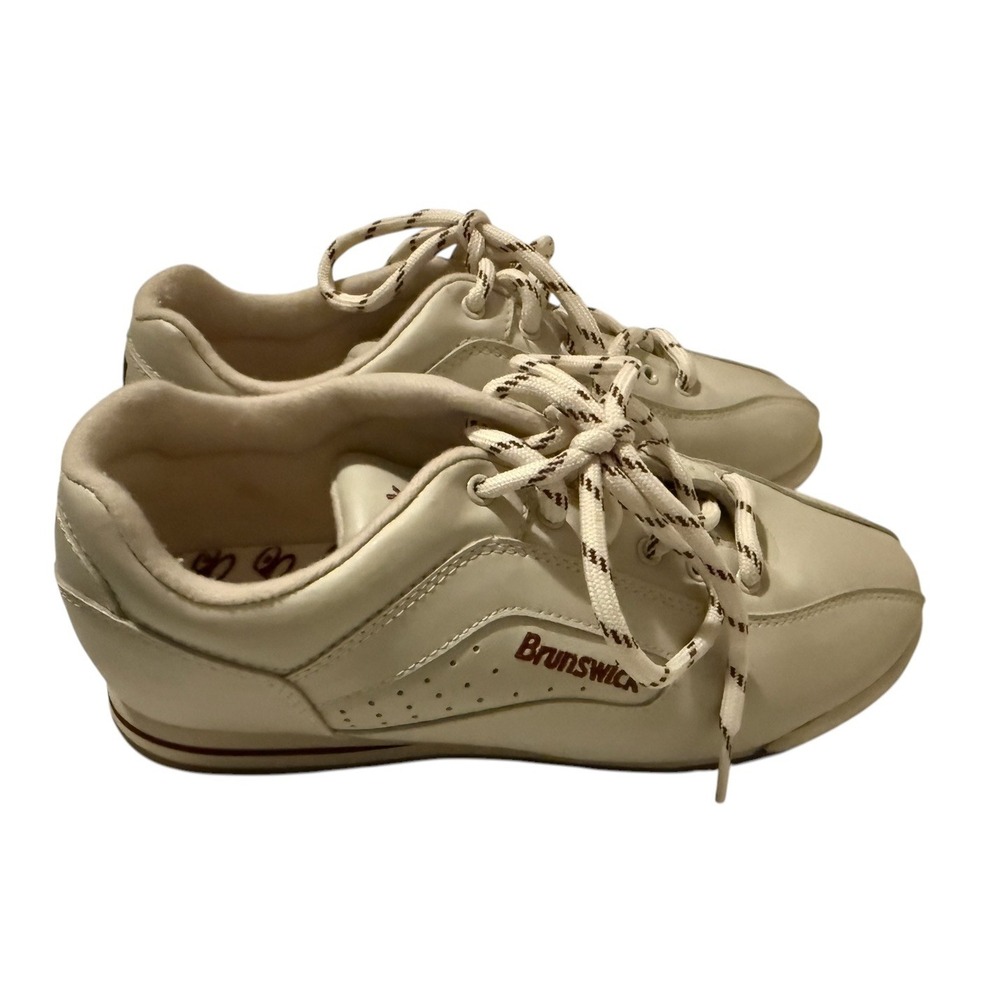 Shoes Sneakers Bowling Brunswick Capri II Leather Women's Size 7 Comfort Vintage